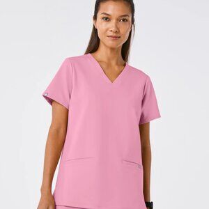 Figs Scrub Set - Lavender / Light Pink - Size Small